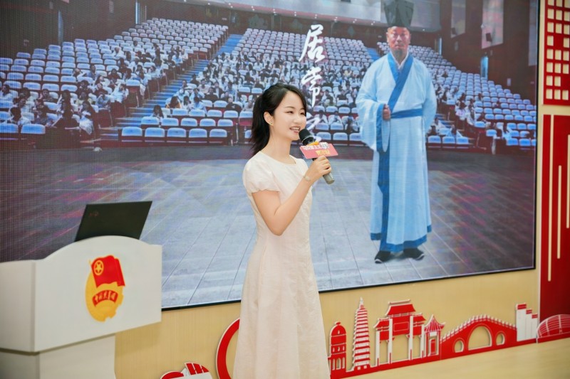 常州市网络主播行业团工委书记朱雨晴作《跑进“苏轼圈” 跑出“舒适圈”》主题宣讲