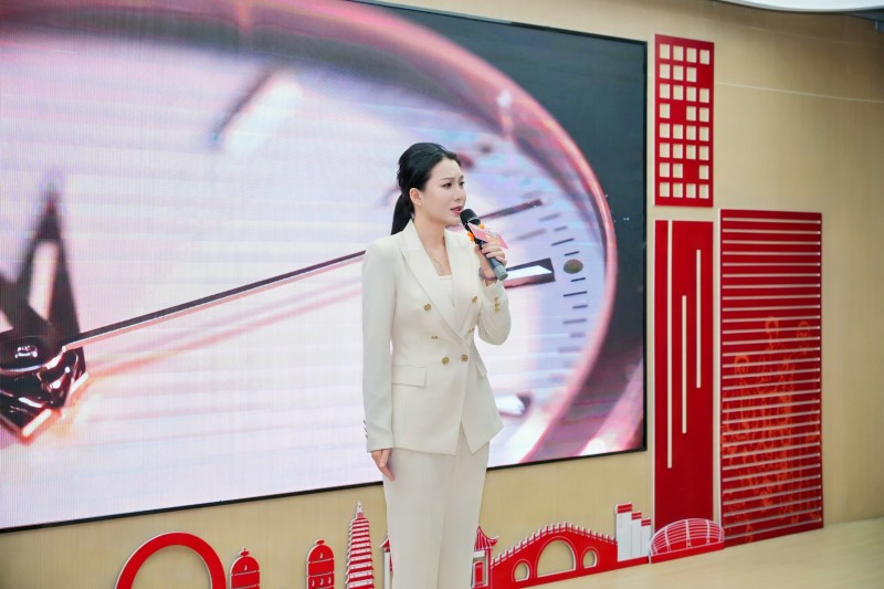 常州市“常小燕”青年讲师团成员王姝凝“开放麦”宣讲《点滴声里的百年回响》